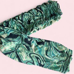 New Green swirl print SHEIN Slough sweatpants or Slough Leggings